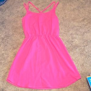 Blue Blush hot pink mini dress, size small